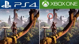 Horizon Zero Dawn: PS4 vs Xbox One Graphics Comparison | (PS4 Pro vs Xbox one X)