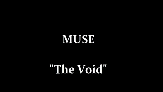 MUSE - The Void - karaoke (instrumental+lyrics)