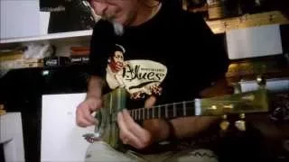 Robert Matteacci cigar box guitar mod,apache 333