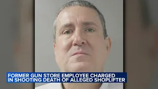Gun store employee charged with murder of alleged shoplifter