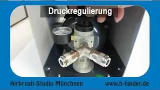 Airbrushkompressor Werther Sil-Air 30D vom Airbrush-Studio München