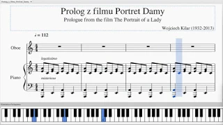 Kilar, Prologue from the film The Portrait of a Lady -sheet music, Prolog z filmu Portret Damy -nuty