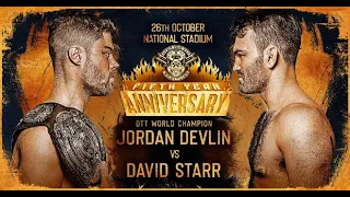 Jordan Devlin vs David Starr ( OTT ¨5th Anniversary Show¨ 2019 ) Highlights