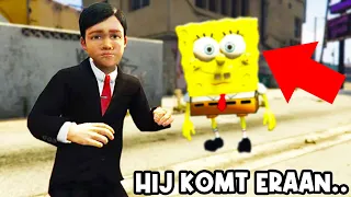 SPONGEBOB ZIT ACHTER MIJ AAN! - GTA 5