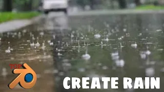 how to make rain in blender 3.0.0