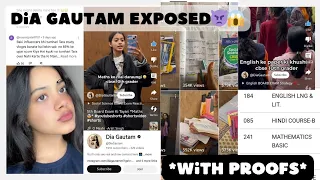 DIA GAUTAM EXPOSED *with proofs* *real result revealed* 😱👿 #diagautam #exposed #studyvloggers