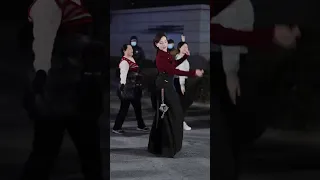 The tibetan girl's shy smile is always so charming Tibetan girl Tibetan Guozhuang dance Ti