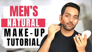 MEN'S NATURAL MAKEUP TUTORIAL FOR BEGINNERS | Everyday Makeup Tutorial for Men | ANKIT TV