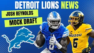 Lions News: Josh Reynolds GONE, Lions 7-Round Mock Draft Reaction + Patrick Surtain Trade