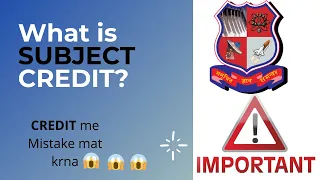 What is the Subject CREDIT?