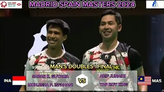 Sabar/Reza 🇲🇨 vs Arif/Yap 🇲🇾 | Final - MADRID Spain Masters 2024