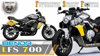 BENDA LFS 700 Tang Knife :: A Gundam Style Naked Bike