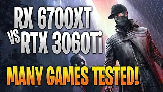 AMD RX 6700 XT vs Nvidia RTX 3060 Ti | Game Benchmark Tests and Gameplay