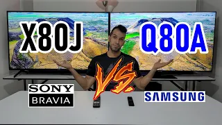 Sony X80J vs Samsung Q80A: Triluminos Pro vs QLED - 4K HDR Smart TVs