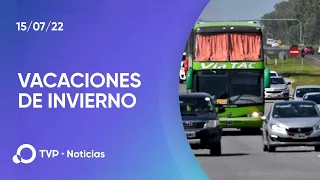 Vacaciones de invierno: comenzó el éxodo turístico