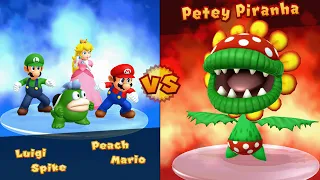 Mario Party 10 - Mario vs Luigi vs Spike vs Peach - Haunted Trail