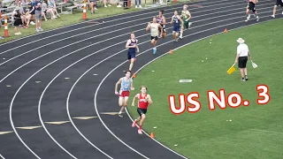 Nick Plant drops a 1:49.79! Boys 800m Final - 2021 OHSAA D1 State Meet