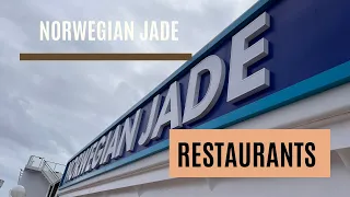 Norwegian Jade - All the Restaurants, Menüs, Food