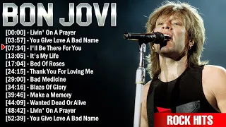 Bon Jovi Greatest Hits Playlist Full Album ~ Best Of Rock Rock Songs Collection Of All Time