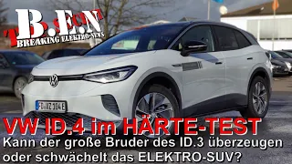 VW ID.4 im TEST: Kann der große Bruder des VW ID.3 ÜBERZEUGEN oder SCHWÄCHELT das Elektro-SUV? 😮