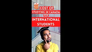 Cost of studying in Canada #shorts #students #student #canada #studyincanada #studying