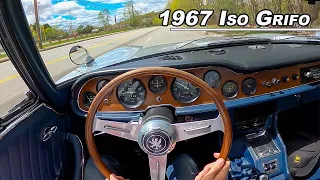 Driving The 1967 Iso Grifo - The Ultra Rare Italian Muscle Car You Need to Hear (POV Binaural Audio)