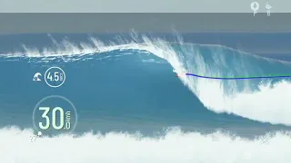 True Surf Perfect 10 wave score at Pipeline