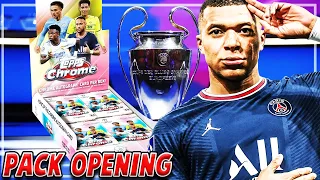 Topps UEFA CHAMPIONS LEAGUE CHROME 21/22 HOBBY BOX 😱🔥 PACK OPENING