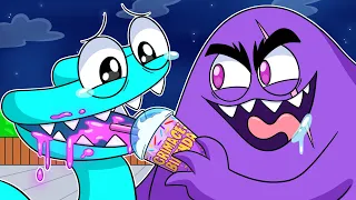 GRIMACE SHAKE Has a TWIN EVIL BROTHER?! Rainbow Friends 2 Animation