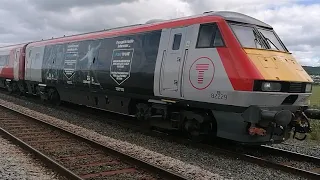 02/07/22 - TFW DVT 82229(RNLI Livery) - DB Cargo Class 67- 67015 - Crewe C.S. to Holyhead Car M.D.