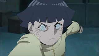 Himawari's byakugan and combat