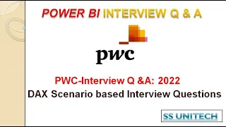 pwc: Scenario based Question | Live Recorded Interview For Power BI | PWC-2023