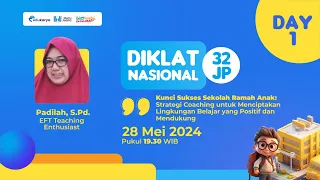 Hari 1 : Diklat Strategi Coaching untuk Menciptakan Lingkungan Belajar yang Positif dan Mendukung