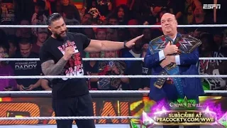 Roman Reigns NOQUEA a The Miz WWE Raw 31 de Octubre 2022 - WWE en español