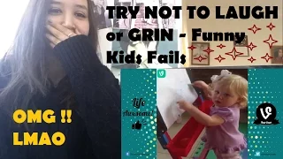 TRY NOT TO LAUGH or GRIN - Funny Kids Fails Compilation 2016(Part 8) _ REACTION