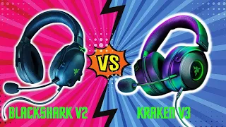 Are VIBRATING headphones worth it? | Razer Kraken V3 VS Razer Blackshark V2