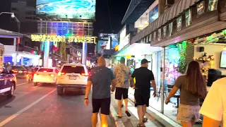 Exploring Pattaya walking street 4K Jan 2024