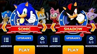 Sonic Dash SONIC VS SHADOW Android iPad iOS Gameplay HD