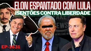 Elon Musk se ESPANTA Com Lula + ISENTÕES Contra Liberdade + Analista VOLTA a EXPOR Lula para BRICS.