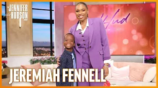 Jennifer Hudson Sings With Kid Reporter Jeremiah Fennell!