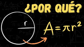 ¿POR QUÉ el ÁREA del CIRCULO es πr²? | HALLANDO el ÁREA de un CIRCULO con INTEGRALES