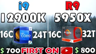 Core i9 12900K vs Ryzen 9 5950X | RTX 3090 - TEST IN 10 GAMES