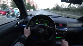 POV Skoda Octavia 1.8 TURBO / Шкода Октавия Тур 1.8 турбо езда от первого лица