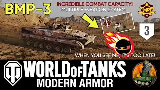 BMP-3 II When You See Me; IT'S TOO LATE! II INSANE Combat Capacity! II WoT Console Modern Armour