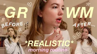 my *REALISTIC* 6:30am high school morning routine ♡ grwm (grade 11//junior year)