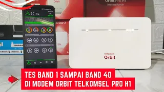 Band 1 (2100 MHz), Band 3 (1800 MHz), Band 8 (900 MHz) dan Band 40 (2300 MHz) Di Modem Orbit Pro H1