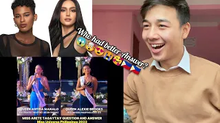 Miss Universe Philippines | Ahtisa Manalo & Alexie Brooks Q&A at Miss Arete Tagaytay | REACTION