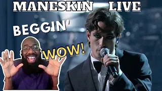 FIRST TIME HEARING Maneskin - Beggin' LIVE AMAs 2021 [REACTIOIN]