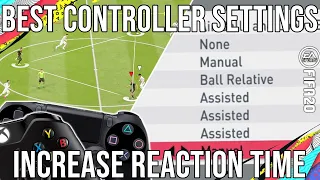 Best Controller Settings Post Patch To INCREASE Reaction Time / Give You an ADVANTAGE/WINS - FIFA 20