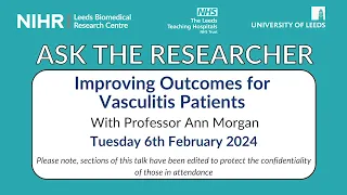 Ask the Researcher with Dr Ann Morgan Feb 2024